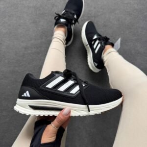zapatillas adidas negras blanco